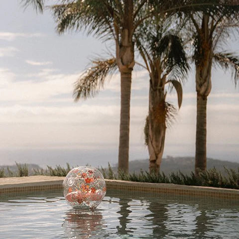 Ballon de plage #3D Fleurs