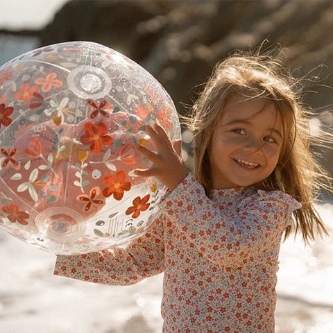 Ballon de plage #3D Fleurs