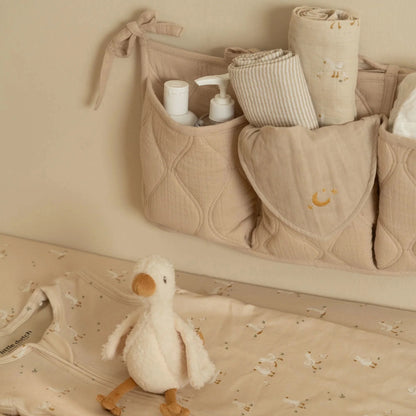 Organisateur de lit - Pure Soft Beige -Little Dutch