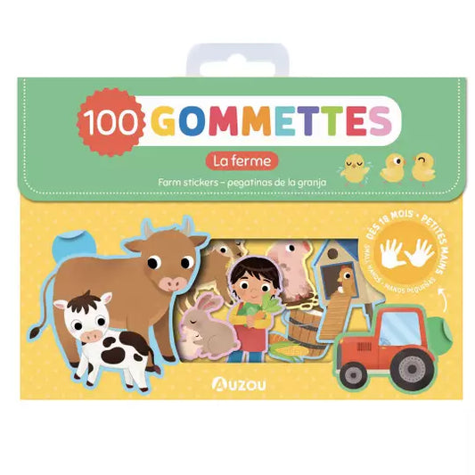 Ma pochette de 100 gommettes  #La Ferme