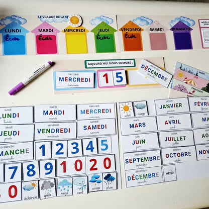 Se repérer dans le temps -  Les lots d'Elo