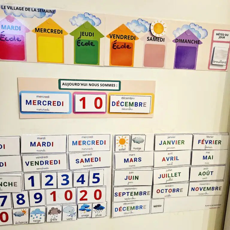 Se repérer dans le temps -  Les lots d'Elo