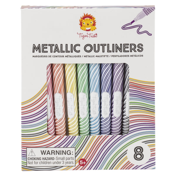 Stylos métalliques 8 couleurs – Tiger Tribe