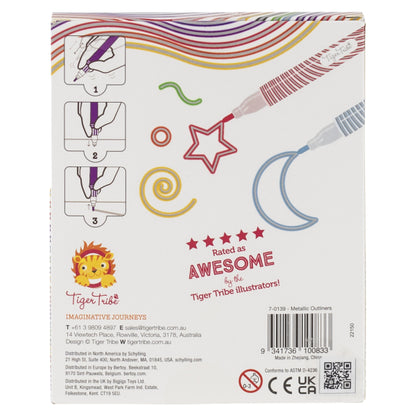 Stylos métalliques 8 couleurs – Tiger Tribe