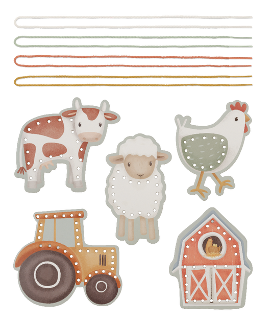 Cartes à lacer #Little Farm