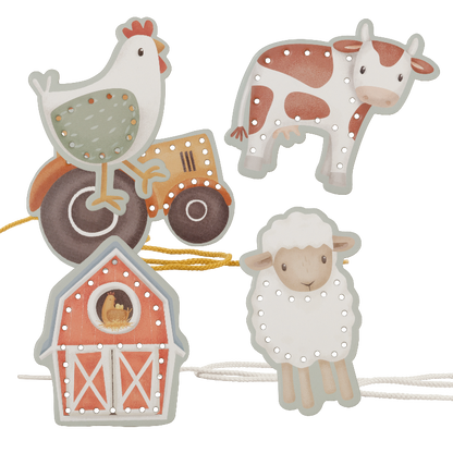 Cartes à lacer #Little Farm