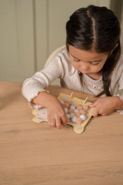 Cartes à pompoms #Little Farm