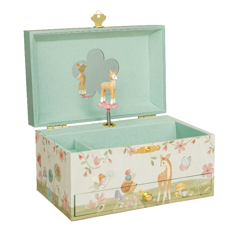 Grande boîte à bijoux musicale #Fairy Garden