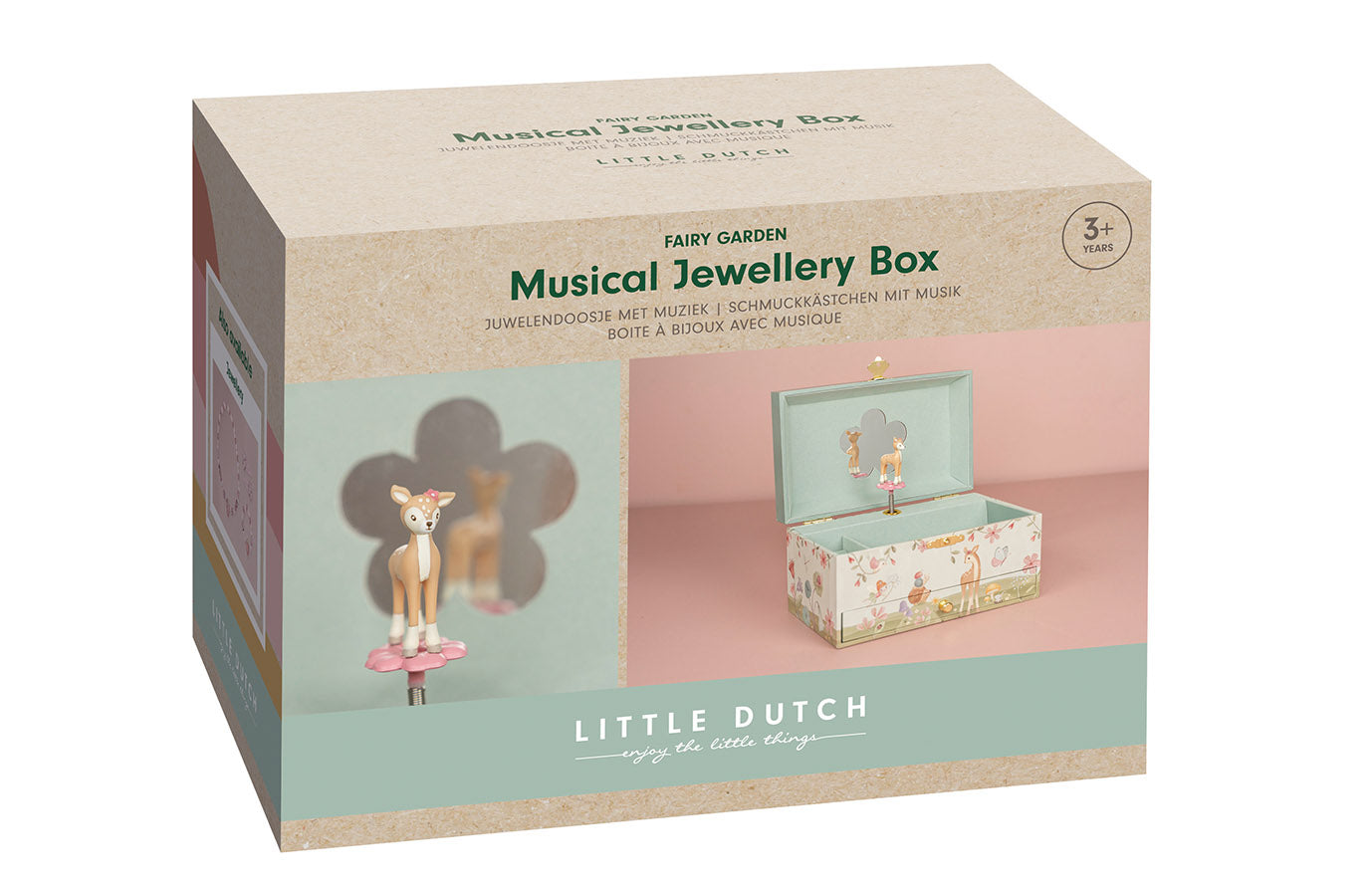 Grande boîte à bijoux musicale #Fairy Garden