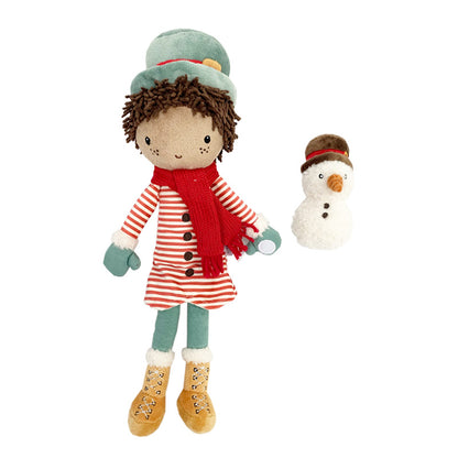 Poupée de Noël avec bonhomme de neige #Jake