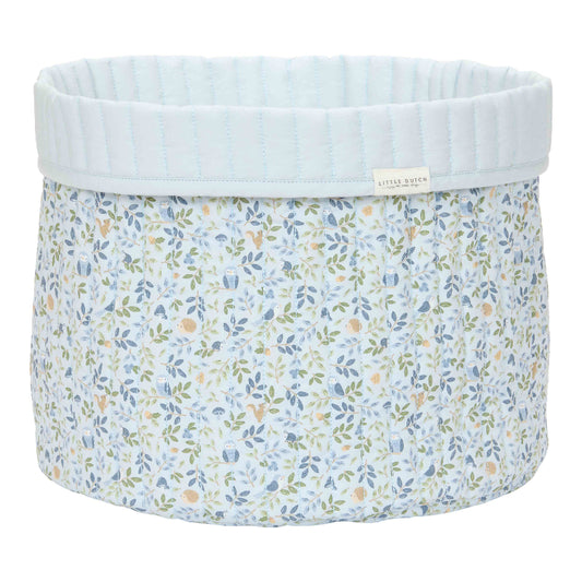 Panier de commode matelassé grand (réversible) #Forest Adventure