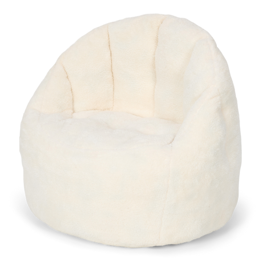 Pouf bouclette #Soft White