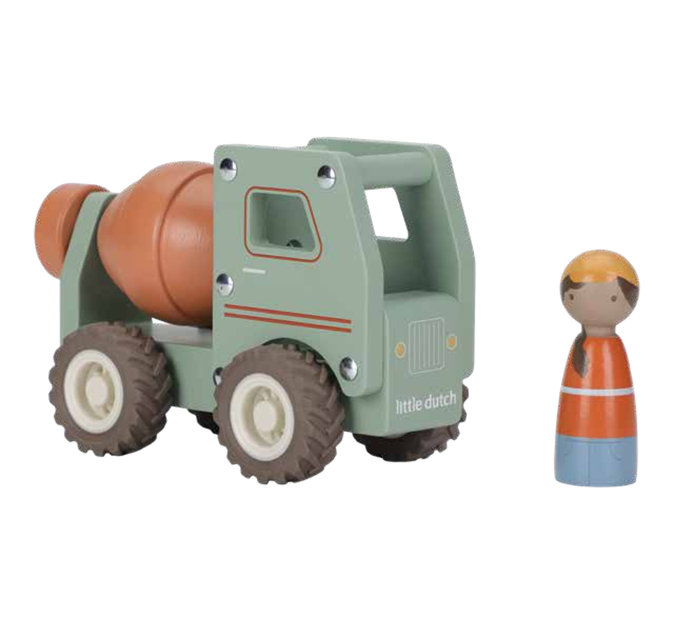 Camion toupie en bois