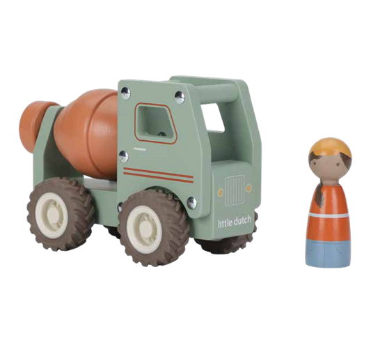 Camion toupie en bois