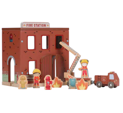 Caserne de pompiers en bois