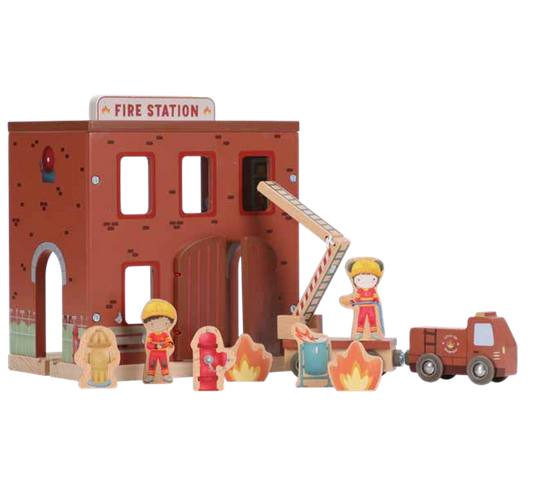 Caserne de pompiers en bois