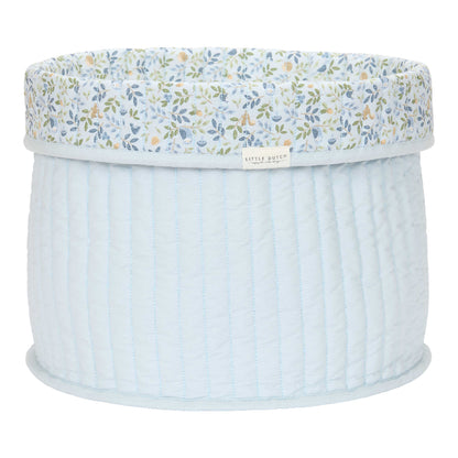 Panier de commode matelassé grand (réversible) #Forest Adventure