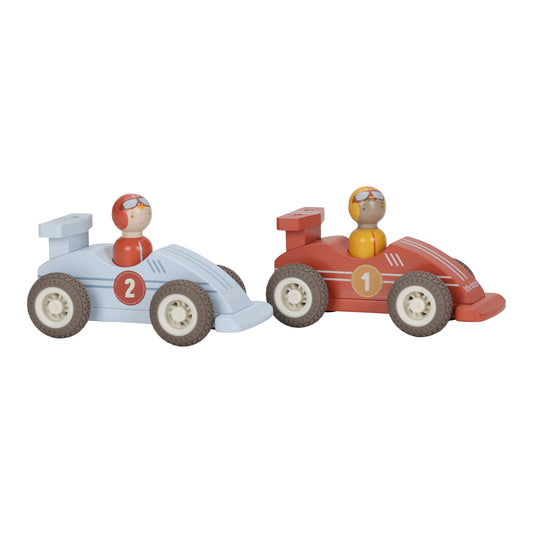 Voitures de course en bois