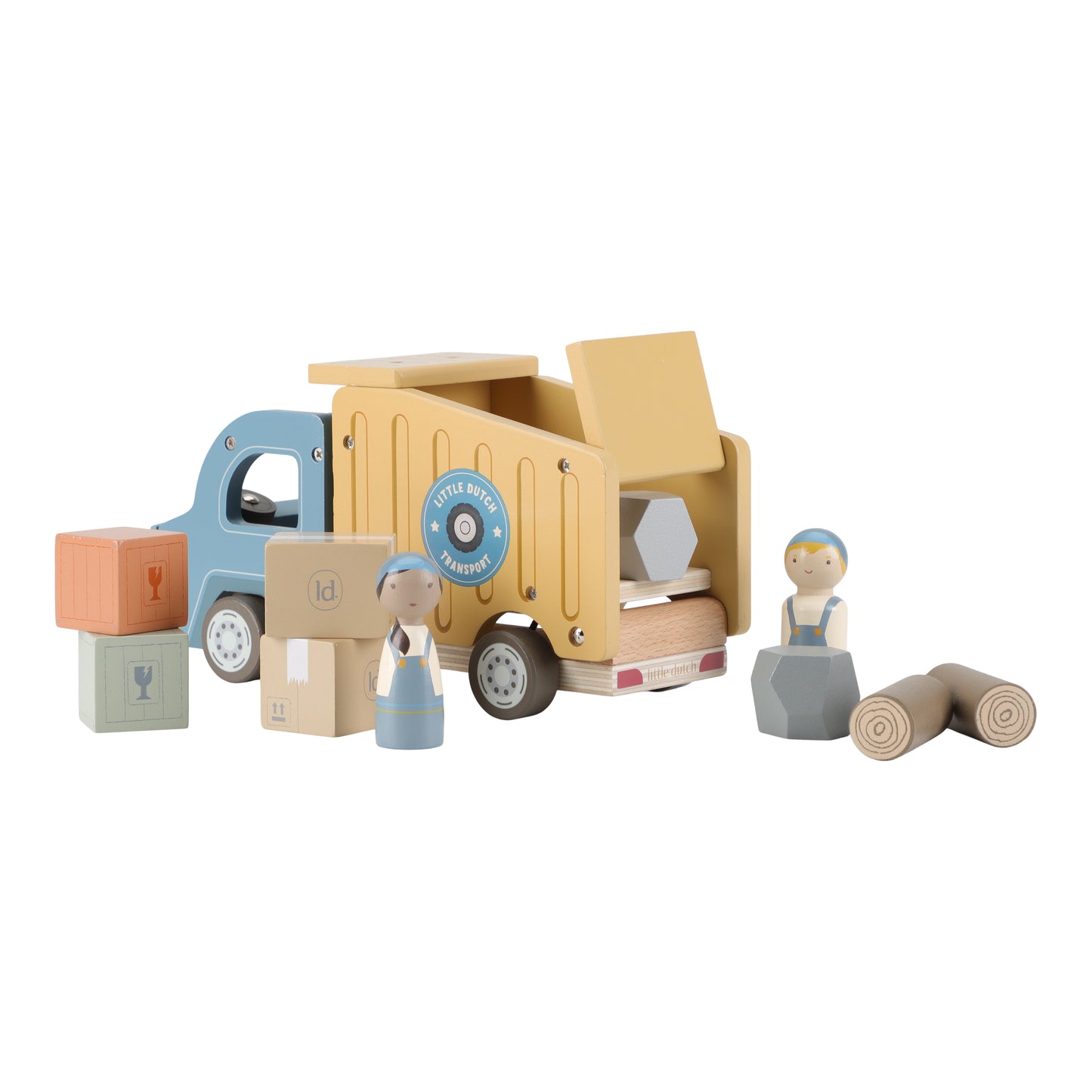 Camion-benne en bois