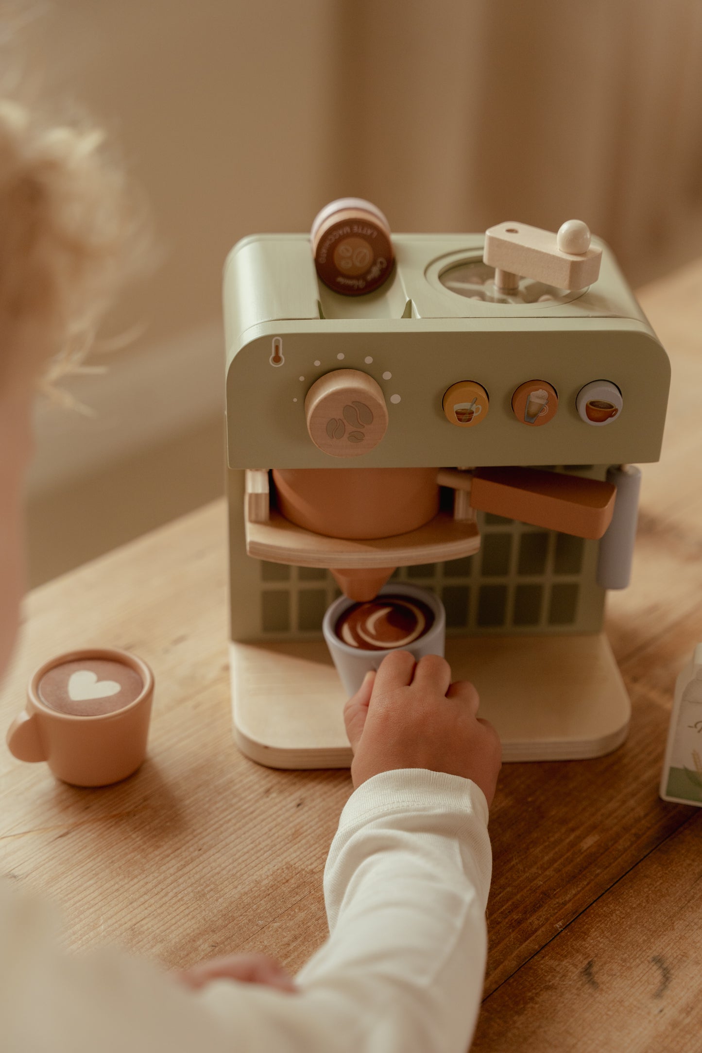 Machine a café en bois