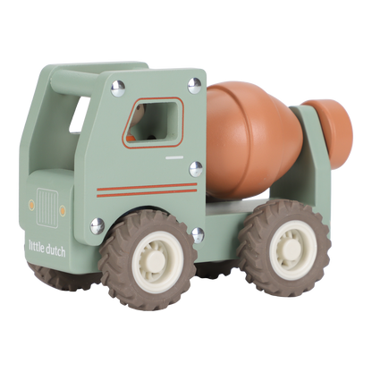 Camion toupie en bois