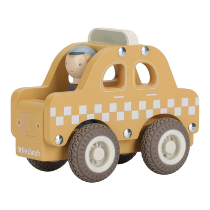 Taxi en bois