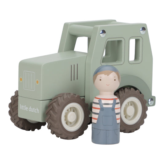 Jouet en bois - tracteur -  little dutch