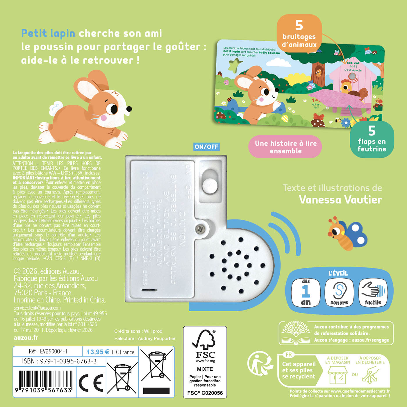 1, 2, 3, Qui est là? - Pâques - Auzou