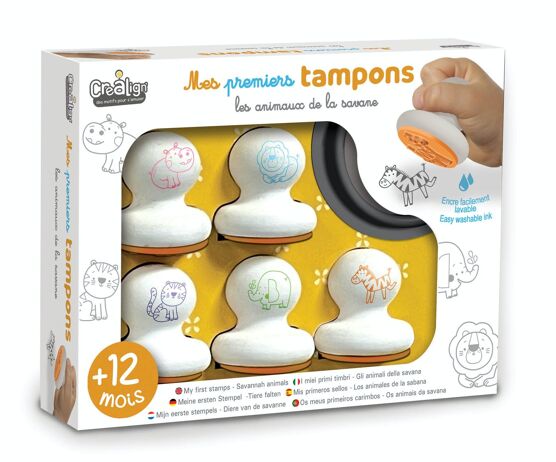 Mes 1ers tampons "Animaux de la savane"