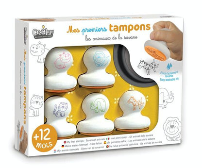 Mes 1ers tampons "Animaux de la savane"