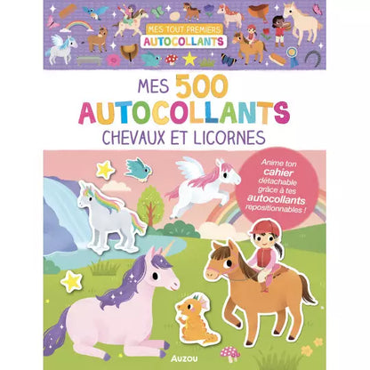 Mes tout premiers autocollants - Mes 500 autocollants  #Chevaux et licornes