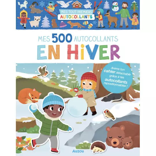 Mes tout premiers autocollants - Mes 500 autocollants - En hiver