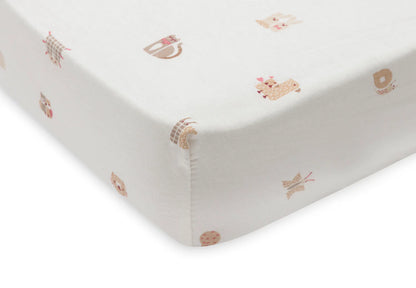 Drap-housse Jersey 60x120cm #Animal Friends
