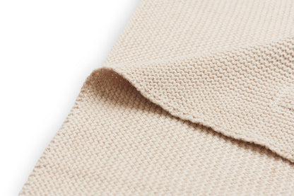 Couverture Berceau Basic Knit #Nougat