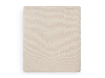 Couverture Berceau Basic Knit #Nougat