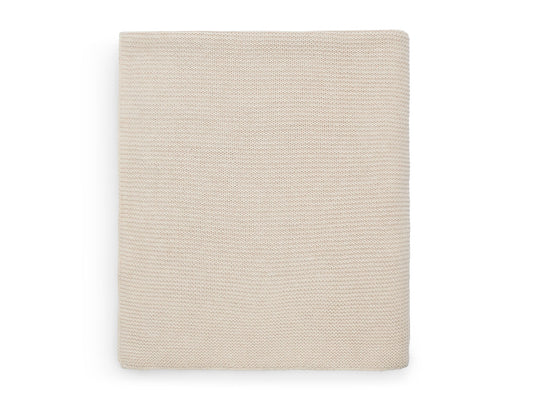 Couverture Berceau Basic Knit #Nougat