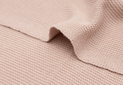 Couverture Berceau Basic Knit #Wild Rose