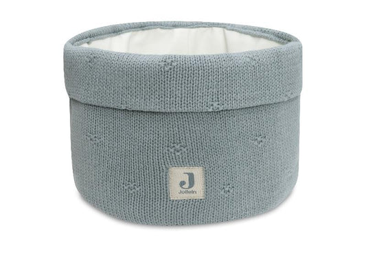 Panier de rangement Cosy Knith #Sea Green