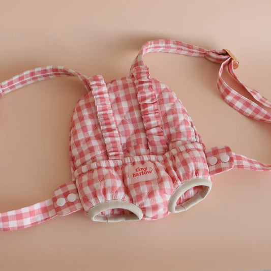 Porte bébé Tiny Harlow #Vichy rose