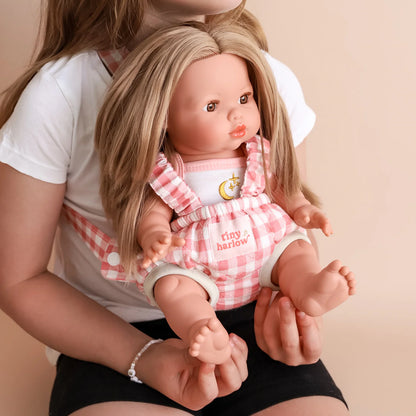 Porte bébé Tiny Harlow #Vichy rose