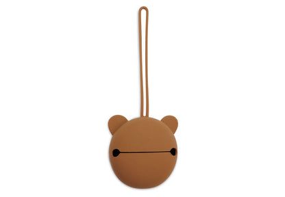 Étui à sucette en silicone Ø7cm #Caramel