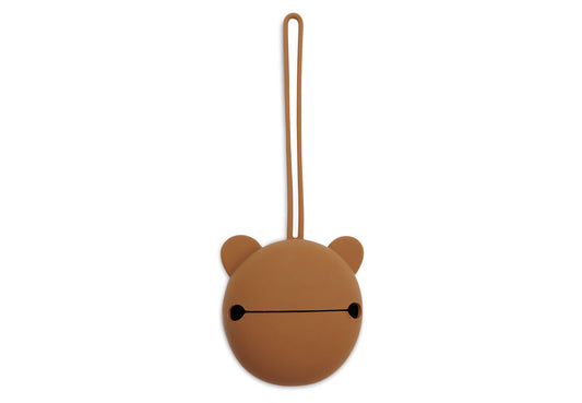 Étui à sucette en silicone Ø7cm #Caramel