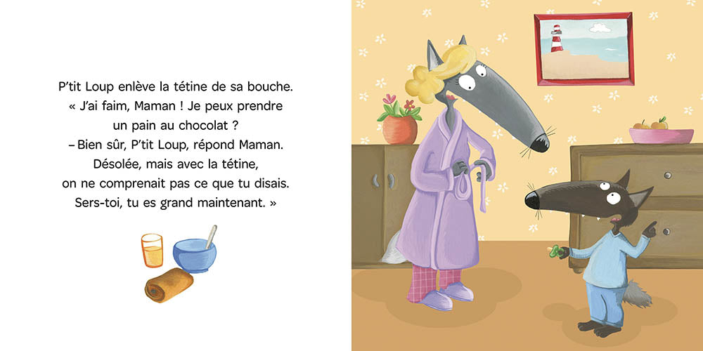 P'tit loup n'as plus besoin de tétine