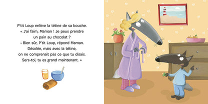 P'tit loup n'as plus besoin de tétine