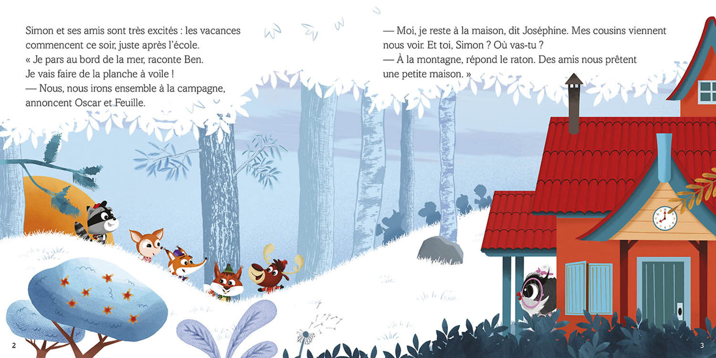 SIMON PART EN VACANCES À LA MONTAGNE - Auzou