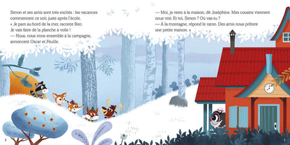 SIMON PART EN VACANCES À LA MONTAGNE - Auzou