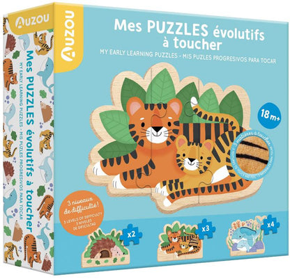 Mes puzzles évolutifs à toucher