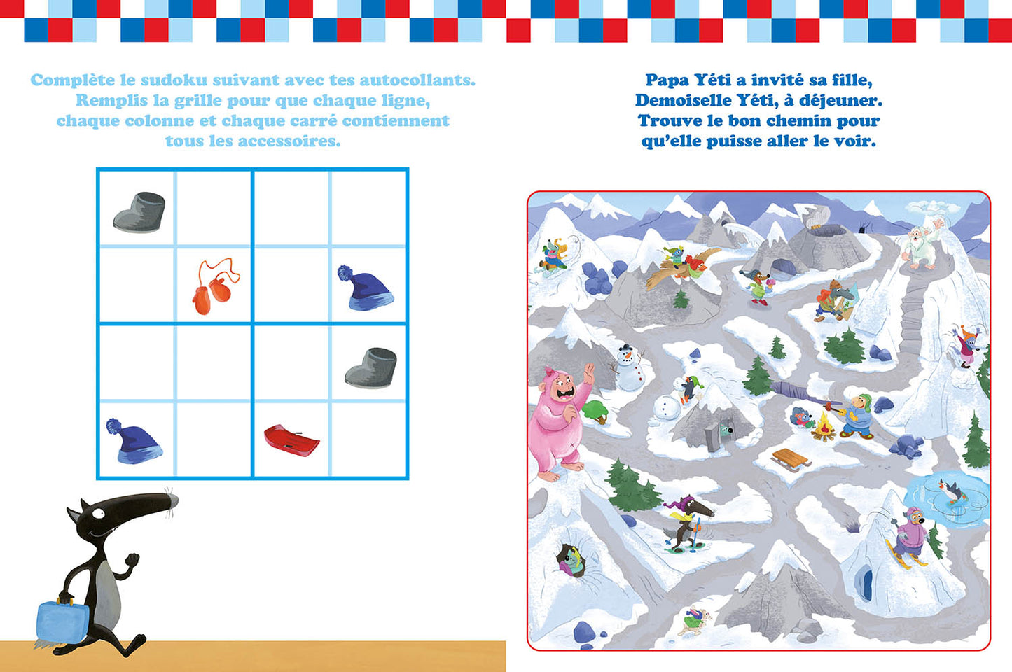 Mon cahier d'activités loup #Vive noël ! Auzou