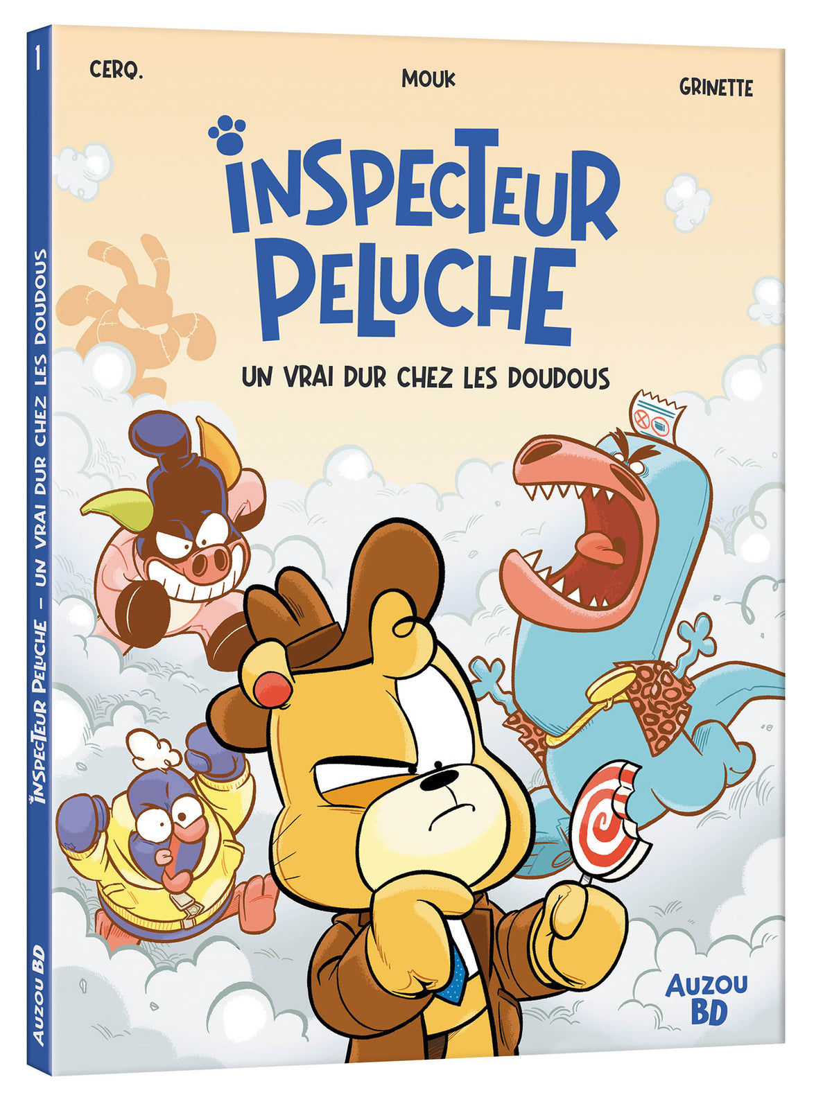 Inspecteur Peluche – Tome 1 : Un vrai dur chez les doudous – BD Auzou