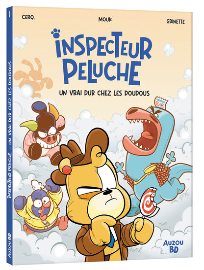 Inspecteur Peluche – Tome 1 : Un vrai dur chez les doudous – BD Auzou